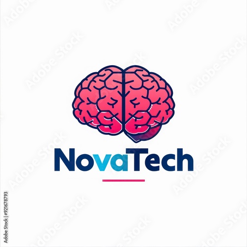 brain ai technology nova tech image on a white background