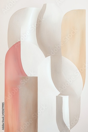 abstract painting of sculpture. photo