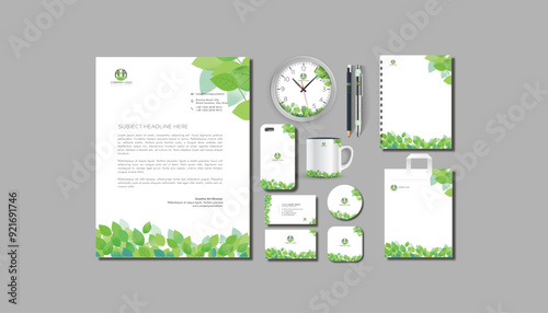 stationary mockup design.