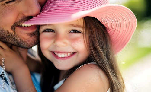 Happy Father and Daughter Sharing a Loving Moment. photo