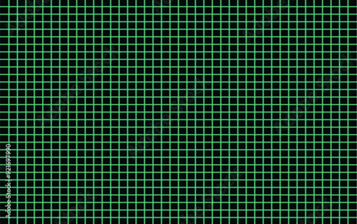 Abstract green grid neon style