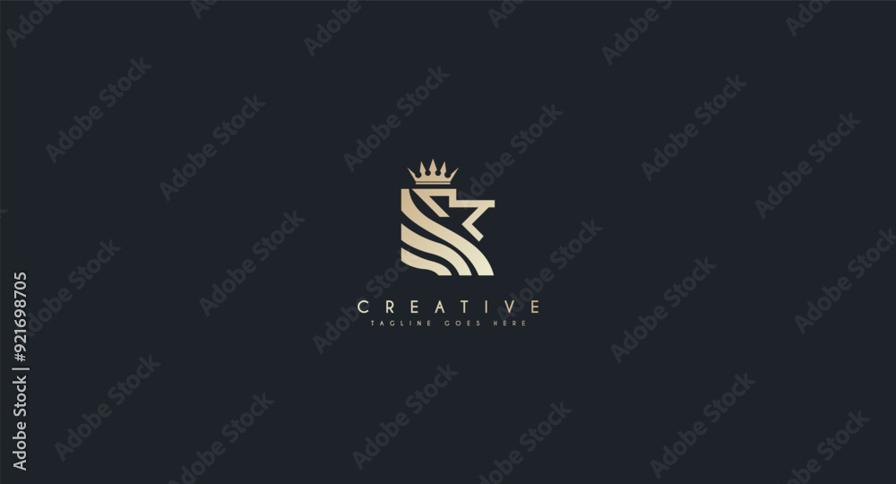 Royal king lion crown symbols. Elegant gold Leo animal logo. Royal king lion crown symbols. Elegant gold Leo animal logo.