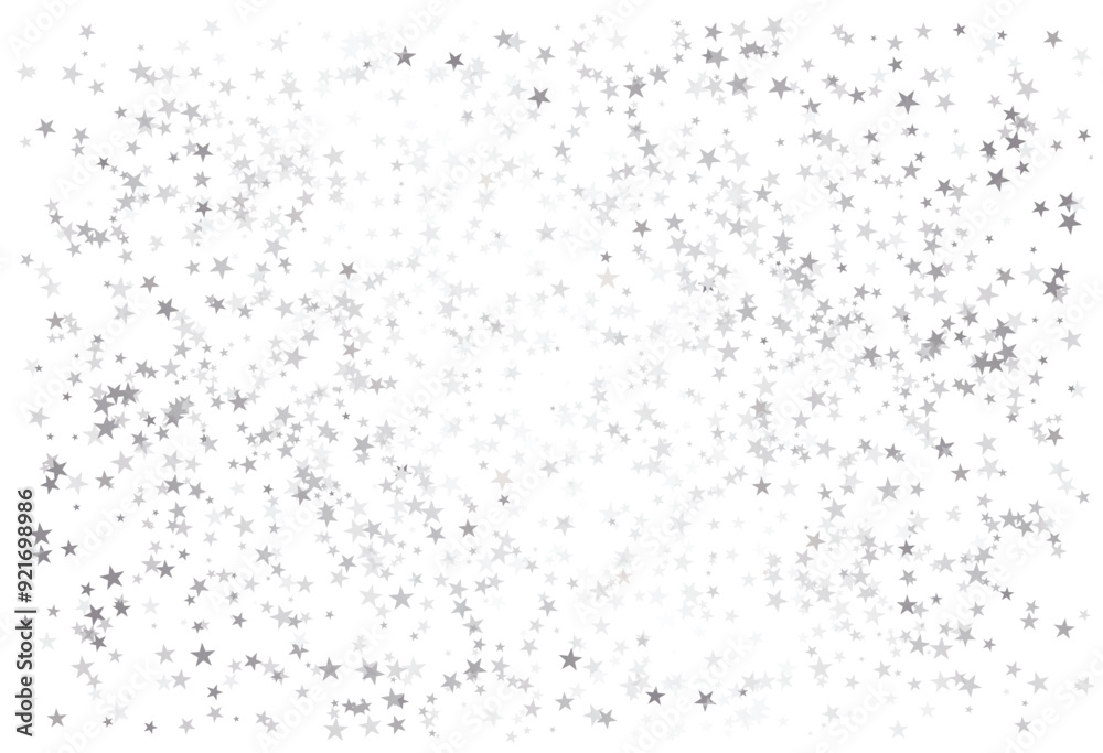 Abstract pattern of random white dots on gray background.