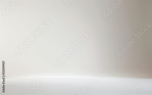 white wall and floor background