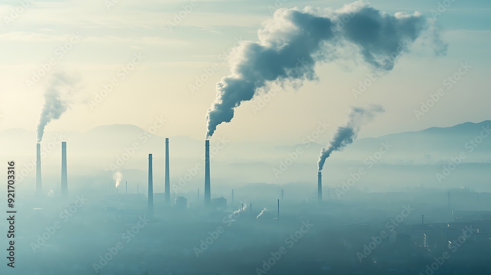 Industrial Pollution and Smog in the Air. Industrial Pollution and Smog in the Air.