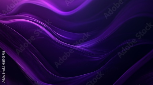 Abstract Gradient Background with Ultraviolet Glow for Wallpaper and Design Generative AI