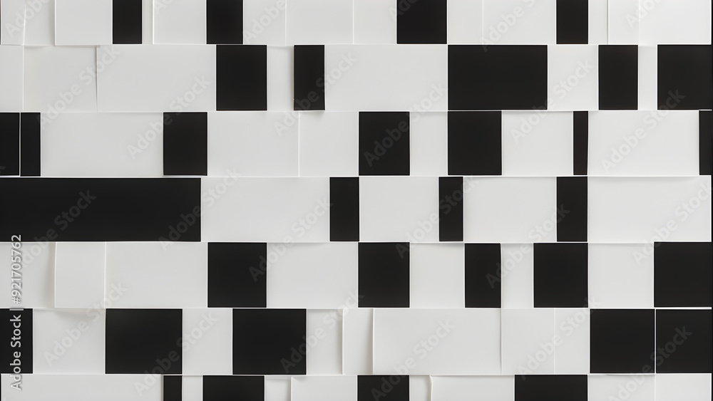 Fototapeta premium A graphic that expresses the shape of a square in various forms