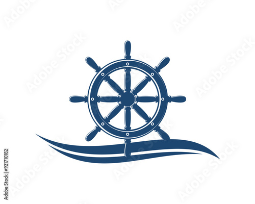 ship steering wheel icon