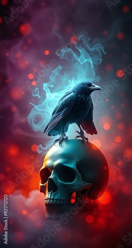 blue raven aura
