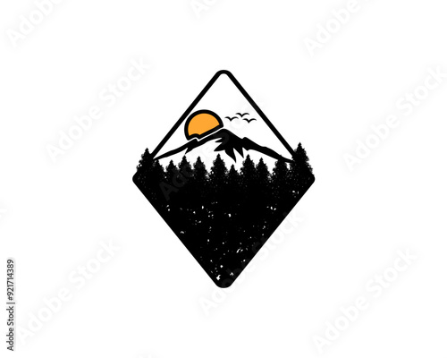 mountain vector
