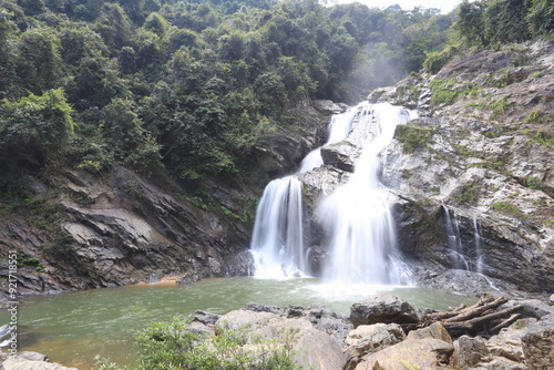 Krung Ching Waterfall is the most beautiful waterfall in Nakhon Si Thammarat Province, Thailand. photo