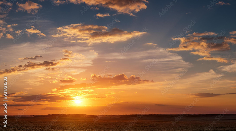 Golden hour sky Golden hour sky