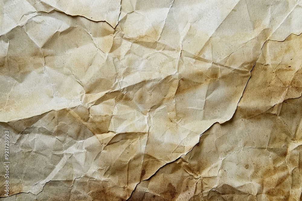 Beautiful texture old crumpled paper, design abstract background Beautiful texture old crumpled paper, design abstract background