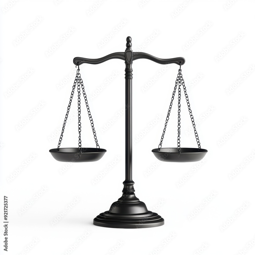 A minimalist monochrome illustration of a scale of justice, balancing ethics and reform, isolated on a white background. A minimalist monochrome illustration of a scale of justice, balancing ethics and reform, isolated on a white background.