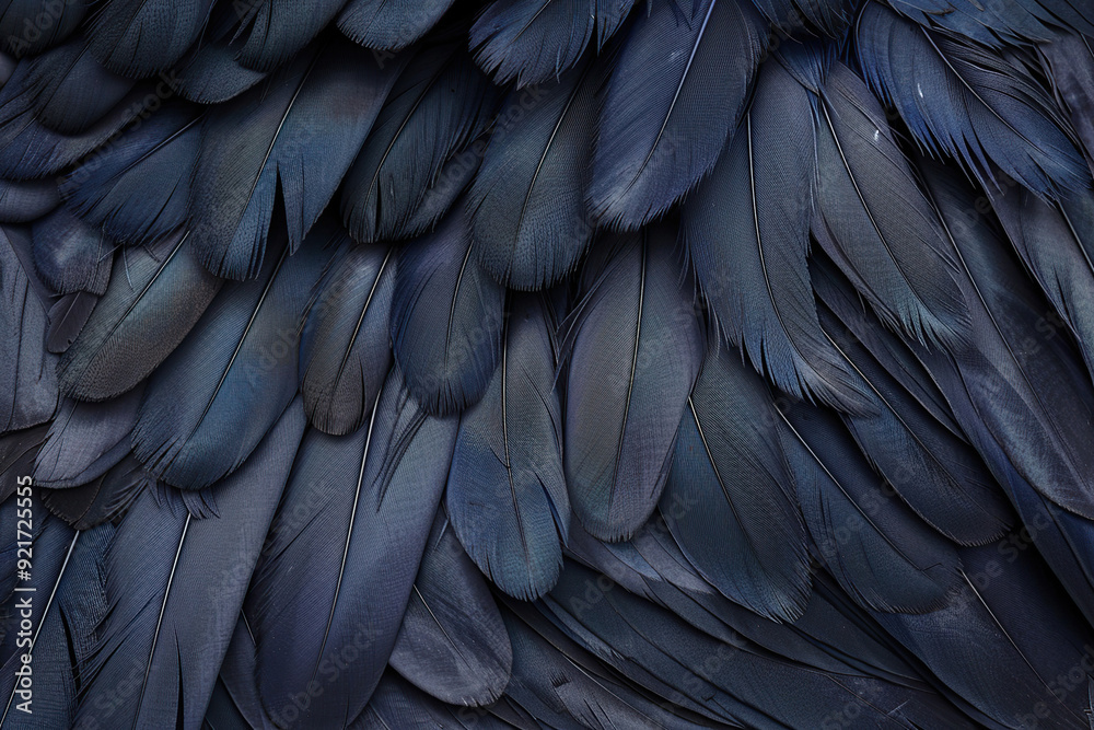Fototapeta premium Generative ai on theme of beautiful texture bird feather for design natural abstract background