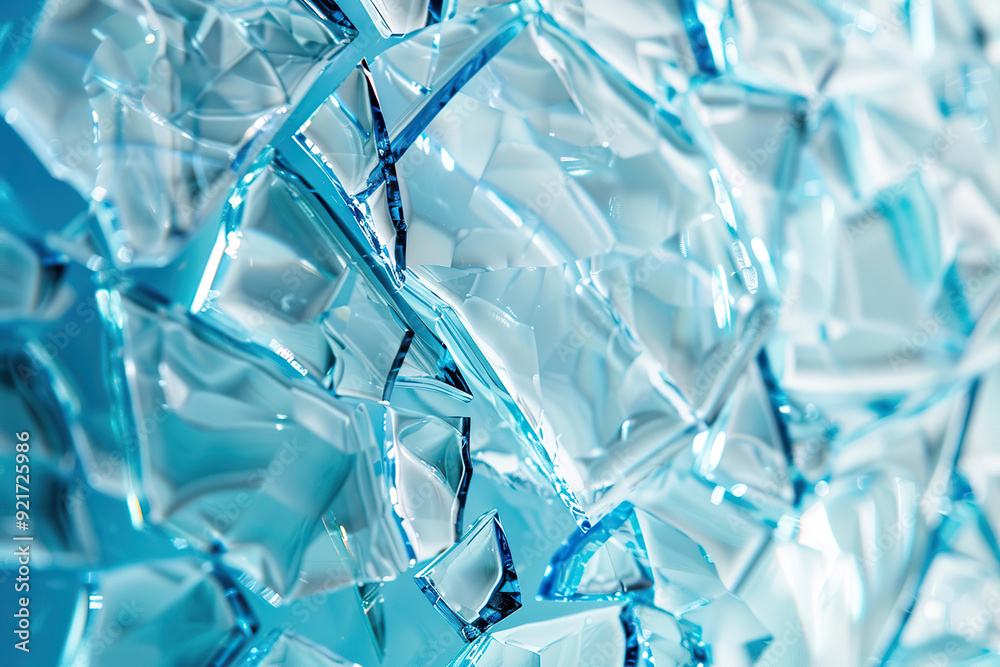Generative ai on theme of beautiful texture broken glass for design natural abstract background Generative ai on theme of beautiful texture broken glass for design natural abstract background