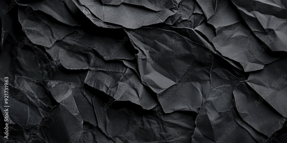 Black Paper Close Up