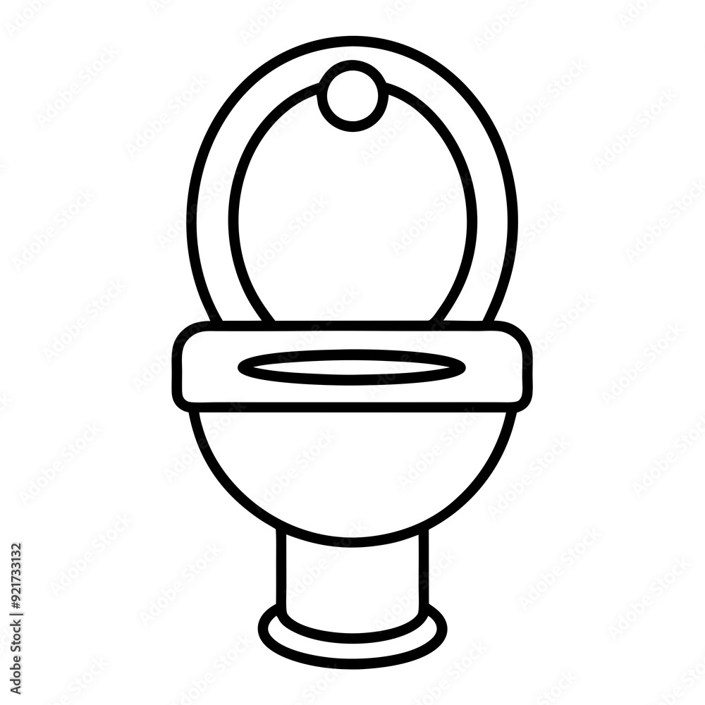 Obraz premium Toilet art vector illustrator