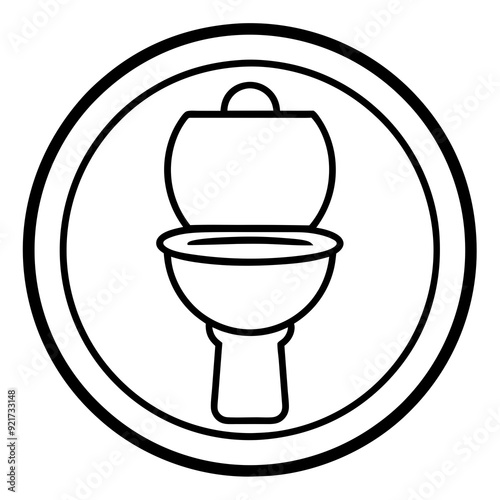 Toilet art vector illustrator