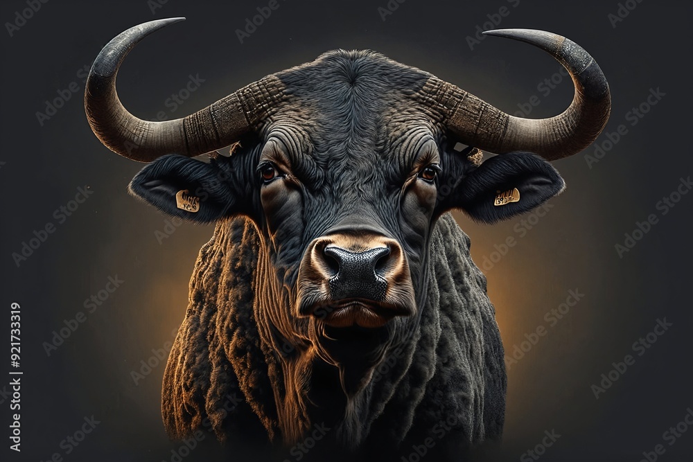 Naklejka premium Bull Portrait