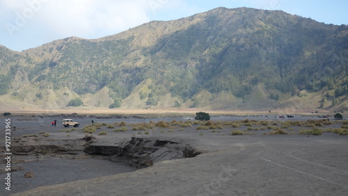 Beautiful The Mount Bromo view. Tengger Semeru National Park, East Java, Indonesia. photo