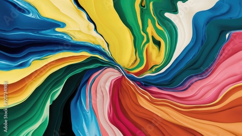 a captivating abstract artwork featuring a vibrant