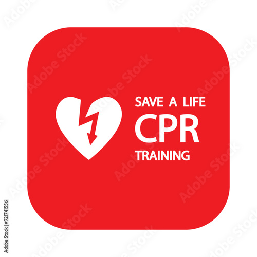 heart cpr medical icon vector design