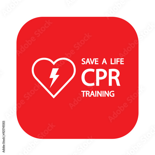 heart cpr medical icon vector design