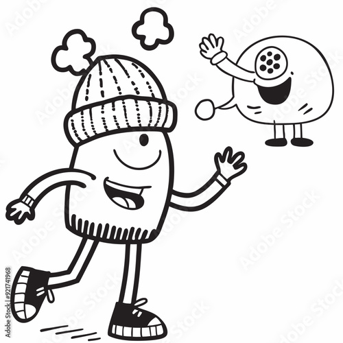 Wallpaper Mural character of a person Torontodigital.ca