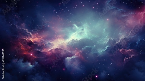 beautiful space, galaxy background