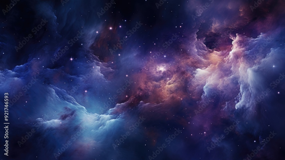 Fototapeta premium beautiful space, galaxy background