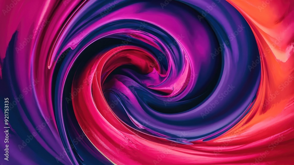 Obraz premium a-mesmerizing-black-and-purple-abstract-painting