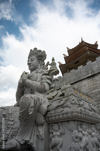 Ksitigarbha Bodhisattva Vihara or Thousand Faces Statue Vihara, in Tanjung Pinang, Bintan Island, Riau Islands