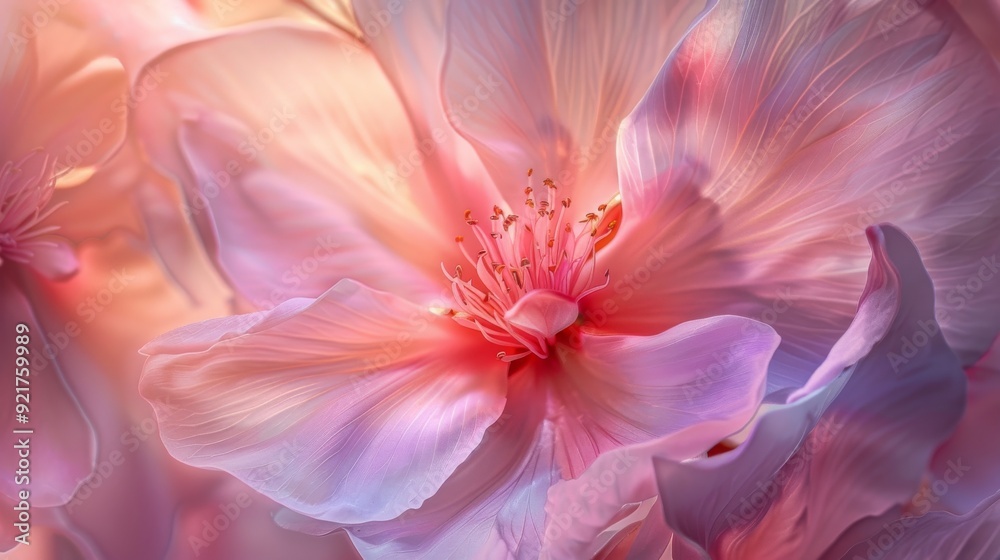 A close-up of delicate pink flowers, showcasing their soft petals and intricate details, evoking a sense of tranquility and beauty. A close-up of delicate pink flowers, showcasing their soft petals and intricate details, evoking a sense of tranquility and beauty.