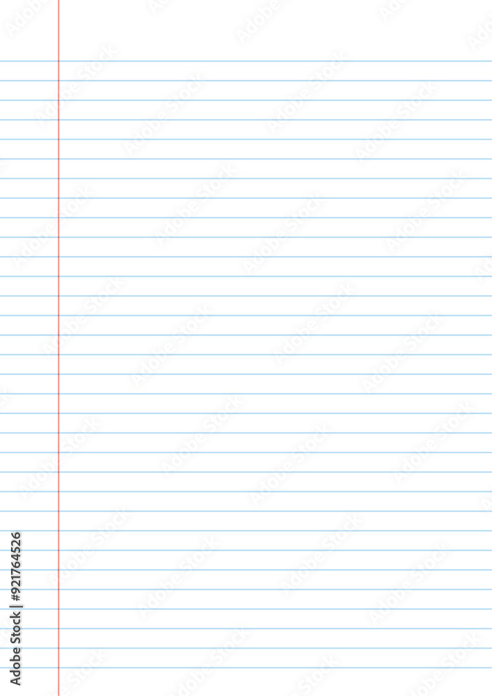 Notebook paper background. Lined notebook paper Notebook paper background. Lined notebook paper