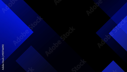 Blue abstract geometric background. Vector illustration