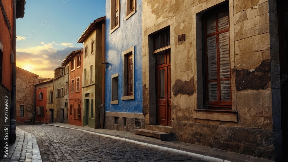 Fototapeta premium narrow street country