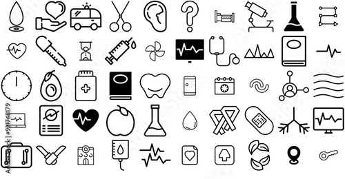 Set Of Experience Icons Web Header Banner Design Containing Love,Tool,Water,Charity,Chemistry Vector Illustration Linear Pictogram Pack