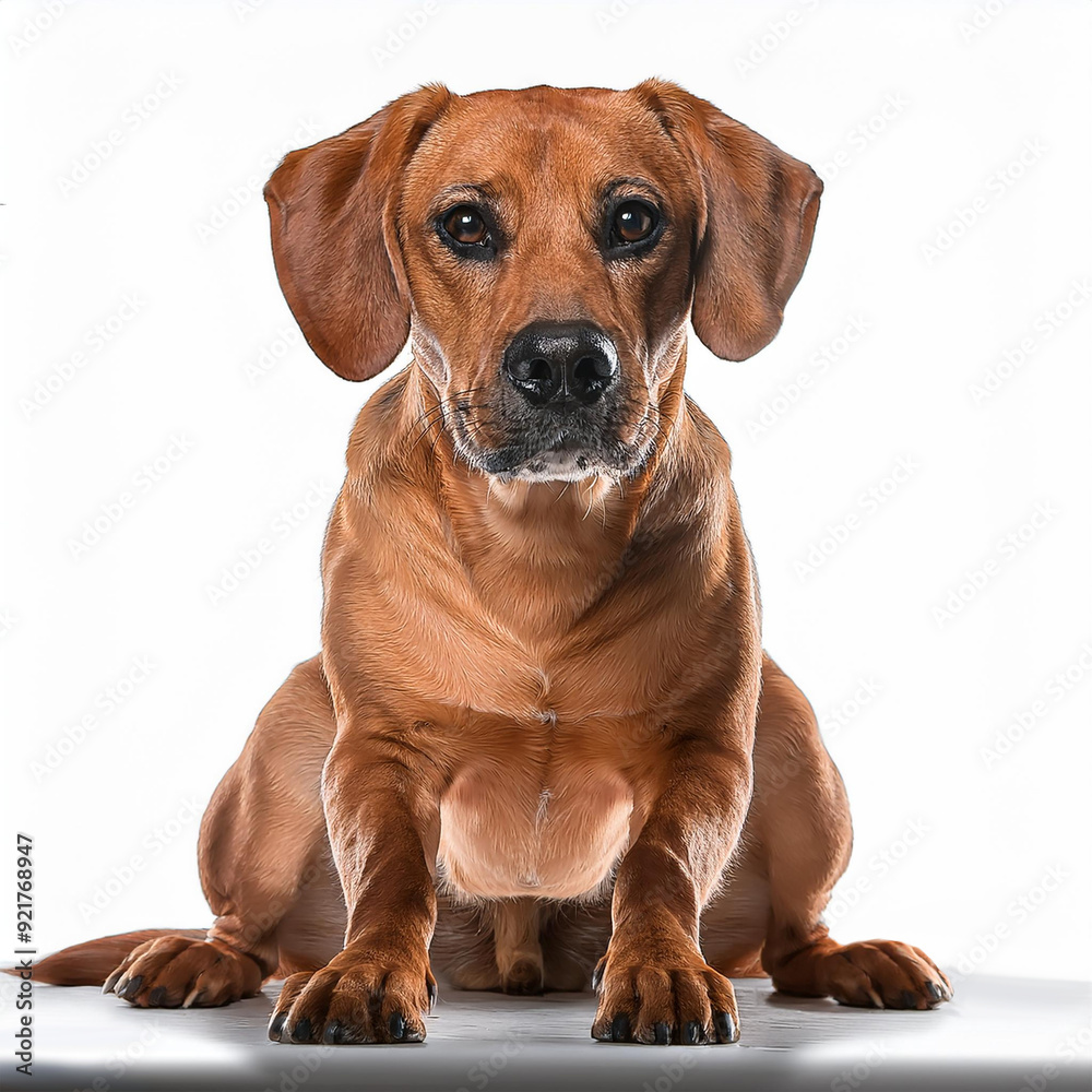 dachshund puppy isolated on white dachshund puppy isolated on white