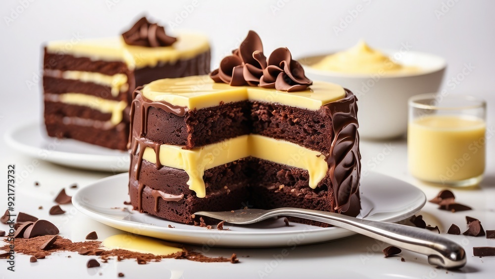 piece of cake with nuts piece of cake with nuts