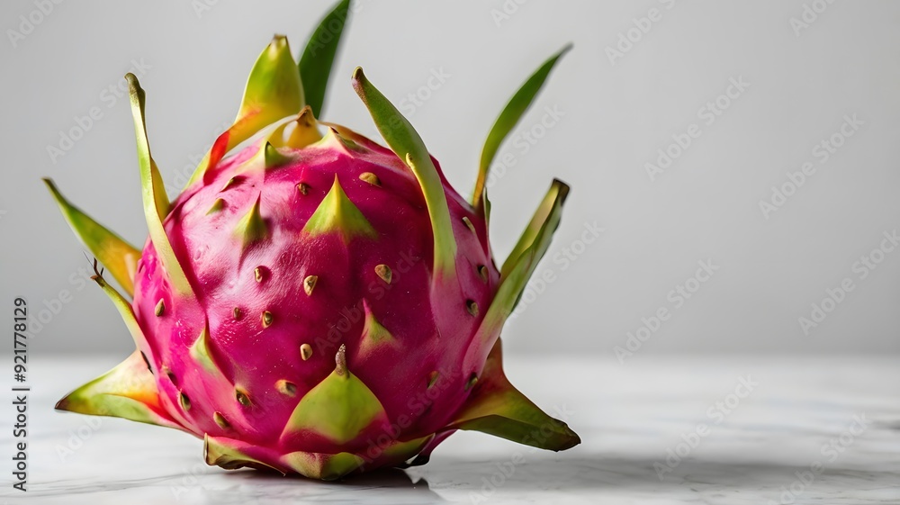Dragon Fruit Still Life Minimalist Avatar Image on White Background Dragon Fruit Still Life Minimalist Avatar Image on White Background