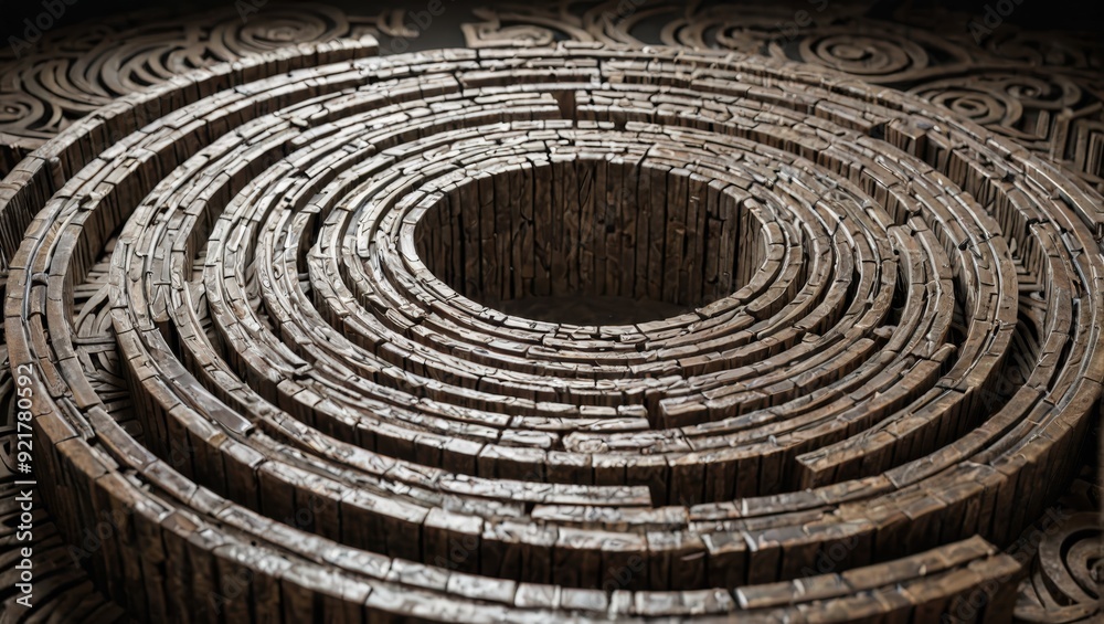 Stone Maze Abstract Background Stone Maze Abstract Background