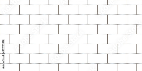 	
White brick wall background. architecture construction stone block brick wallpaper. seamless building cement concrete wall grunge background.
