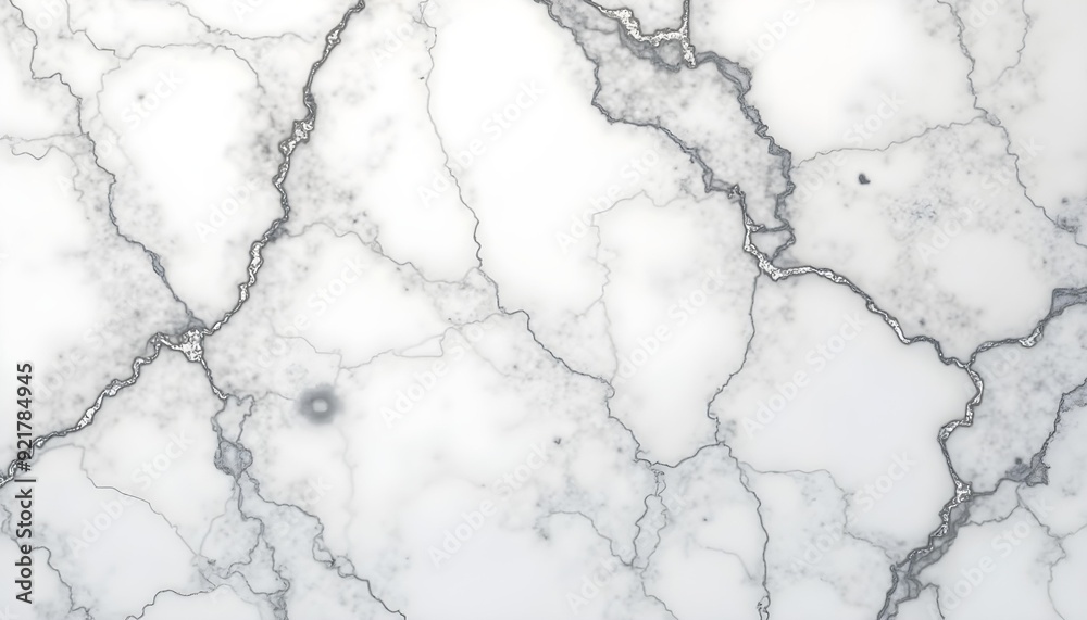 Obraz premium A sophisticated background featuring a realistic marble texture in shades of white, gray, and black. The design blends luxury with modernity, highlighting the natural beauty of stone with a contempora