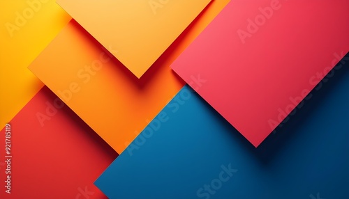 A vibrant, modern background composed of large, overlapping color blocks in striking, contrasting hues. The design is bold and dynamic, with sharp edges and a sense of energy, perfect for making a sta Free Download A vibrant, modern background composed of large, overlapping color blocks in striking, contrasting hues. The design is bold and dynamic, with sharp edges and a sense of energy, perfect for making a sta - GFXLoad