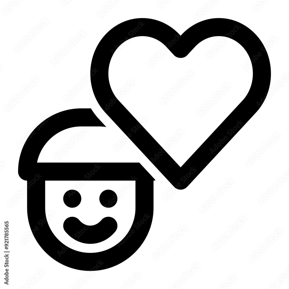 loyal customer, customer loyalty, customer intimacy, trust, love, satisfied outline icon loyal customer, customer loyalty, customer intimacy, trust, love, satisfied outline icon