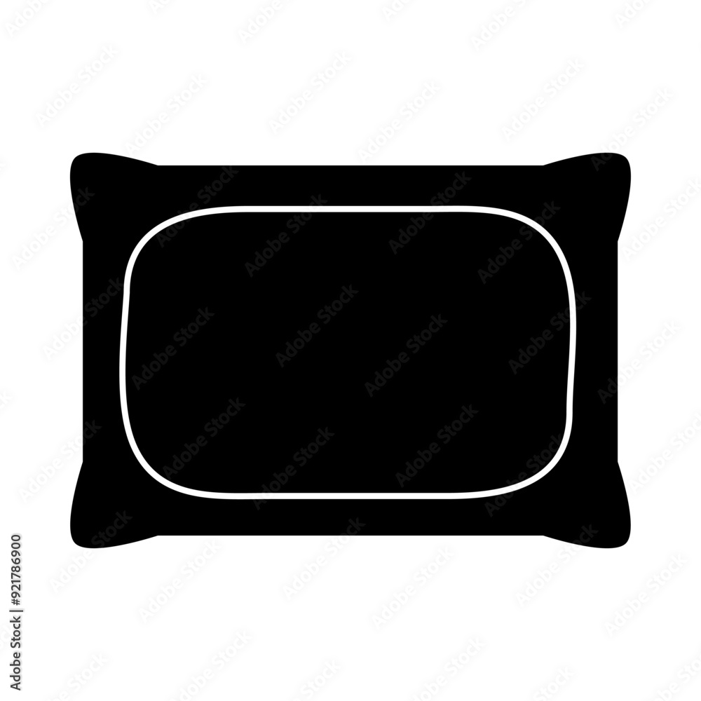 Naklejka premium Pillow icon template