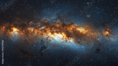 Milky Way Galaxy Starscape.