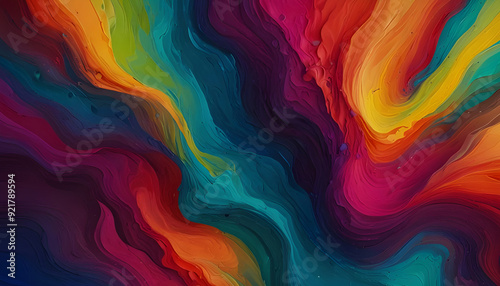 Abstract background, A colorful abstract background design. Generative Ai