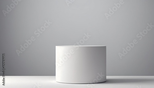 3D white podium mockup desing for background and product mockup background 13